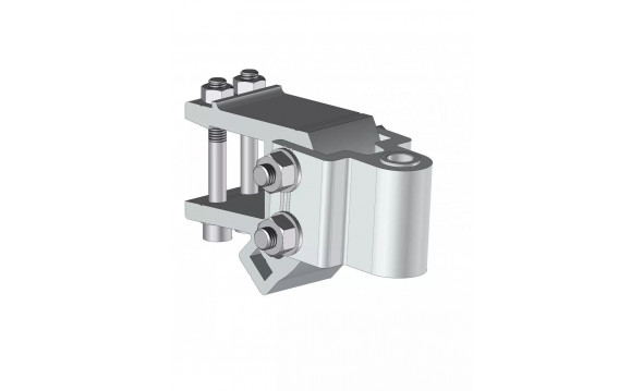 Support de Bras Droit ■ 35mm , RAL9006  - 1