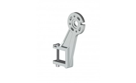 Soporte de rodillo ■40mm RAL 8019 - 2