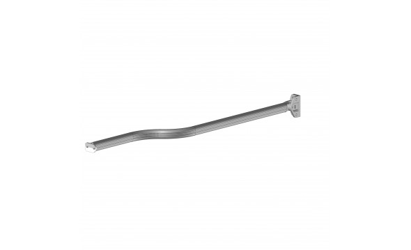 Brazo de proyección curvo Elipse 1M40 RAL 9010 C/SS8 - 1