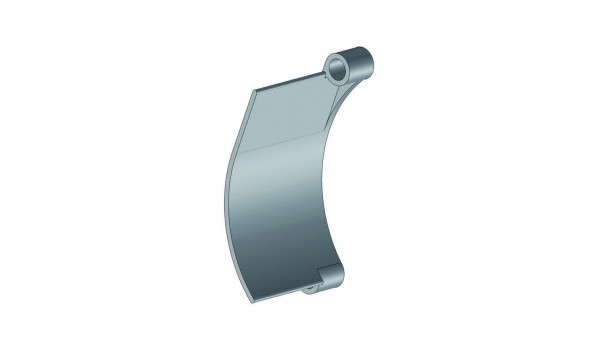 Pieza recta de PVC para C-105 RAL 9005 /100 - 1