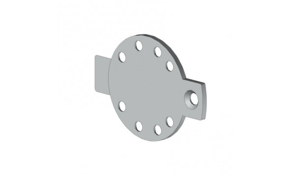 Soporte de cabrestante de acero inoxidable en bruto - 1