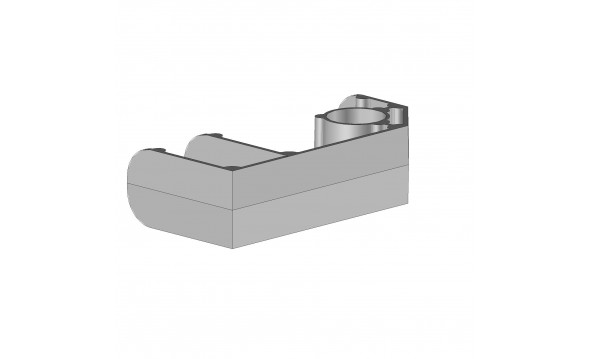 Soporte de PVC 026105 RAL 1015 - 1