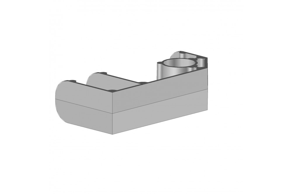 Soporte de PVC 026105 RAL 1015 - 1
