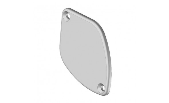 Embout PVC pour PU46 RAL 9006  - 1