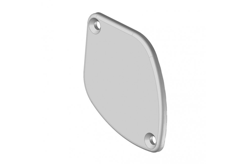 Embout PVC pour PU46 RAL 9006  - 1