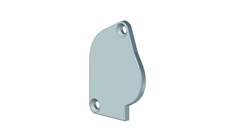 Embout PVC GRIS Gauche pour PU9 / 100  - 1