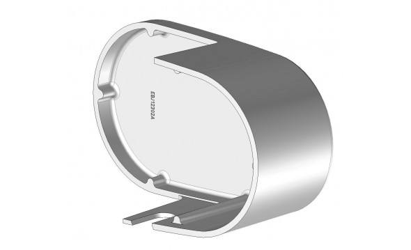 Tapón C-123 Techo Recto RAL 9010 - 1