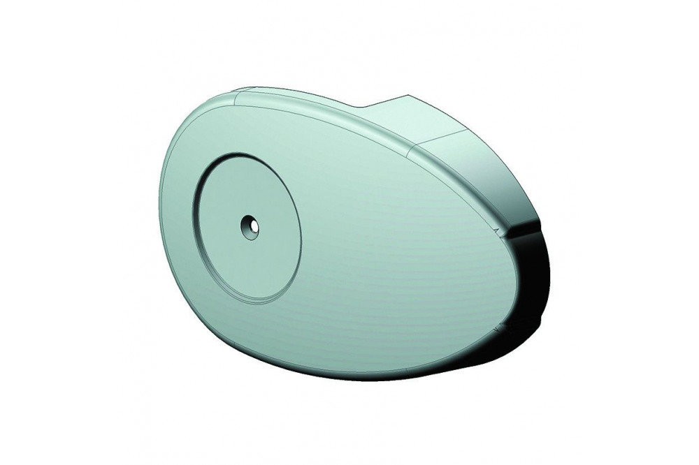 Tapa recta COFFRE 136 RAL 9006 TXT - 1