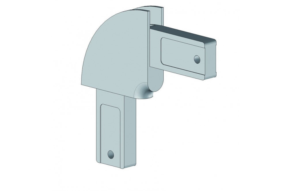 Papelera angular PVC RAL 9010 /50 - 1
