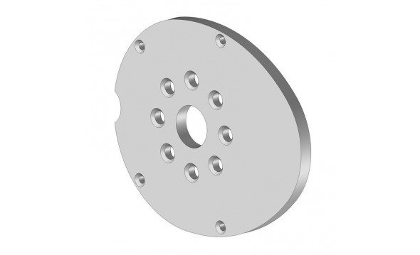 Soporte de cabrestante C-110 RAL 9010/420 - 1