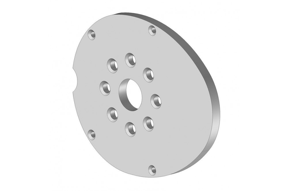 Soporte de cabrestante C-110 RAL 9010/420 - 1