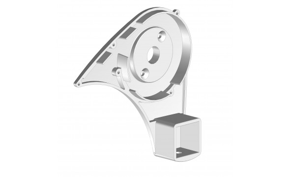 Soporte COFFRE 116 Izquierda RAL 9010 - 1