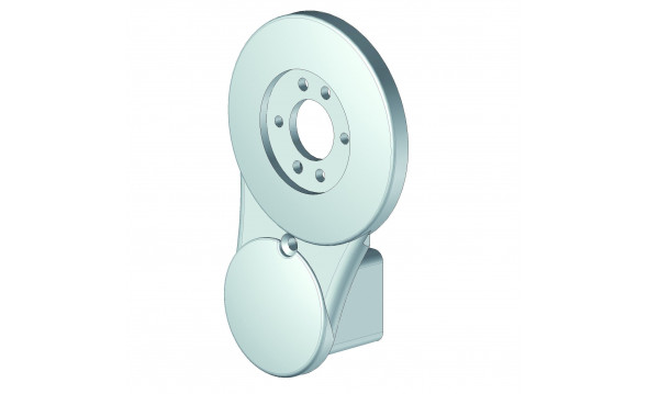 Pato mejilla 560 GA Ral9010 - 1