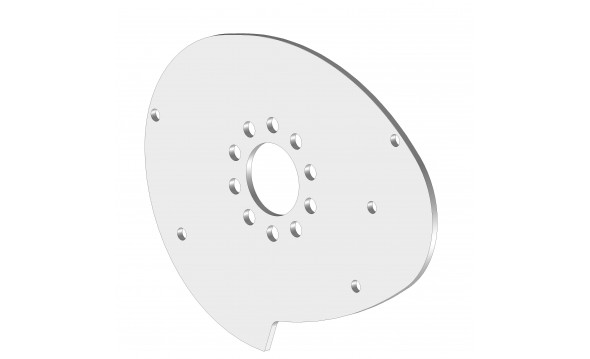 Embout Latéral COFFRE RAL 9010  - 1
