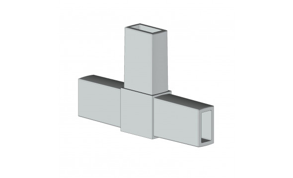 Pieza de compuerta Simp Ral9010 - 1