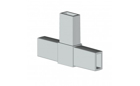 Pieza de compuerta Simp Ral9010 - 1