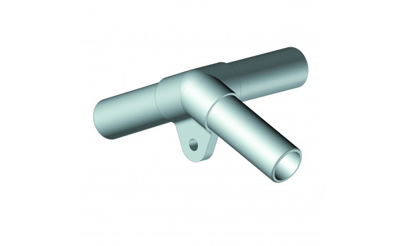 Pieza ABRI SERIE 40 135º RAL 9010 /10 - 1
