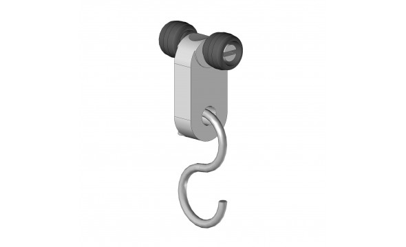 Gancho para cortina Gallet RAL 9010 / 10 - 1