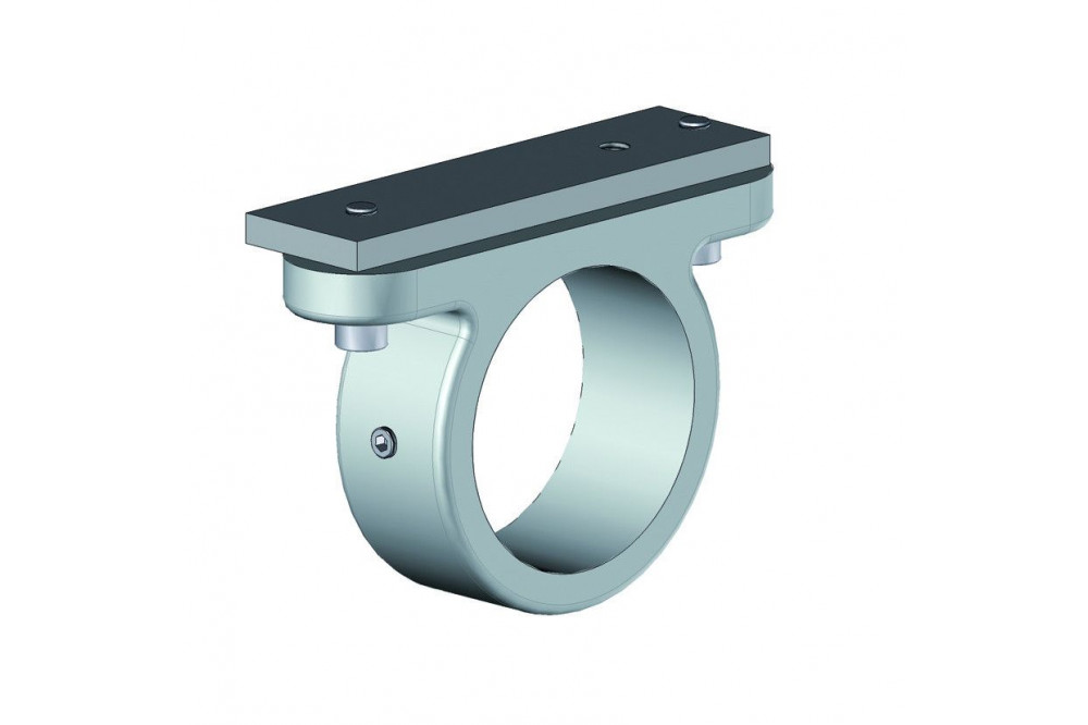 Soporte de tubo D 50 Lacado 8019 - 1
