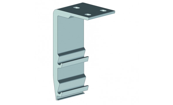 Support Plafond COFFRE 210 RAL 9010 /2  - 1