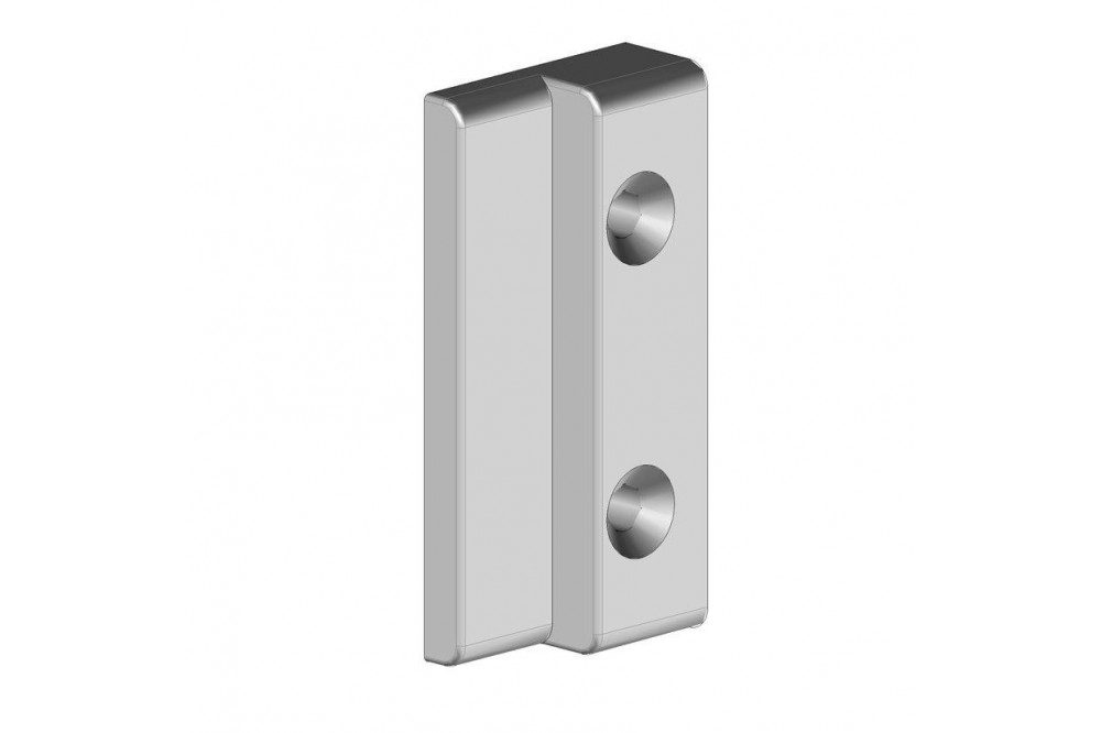 Tapa de perfil SCREEN ZIP PVC RAL 9010 /10 - 1