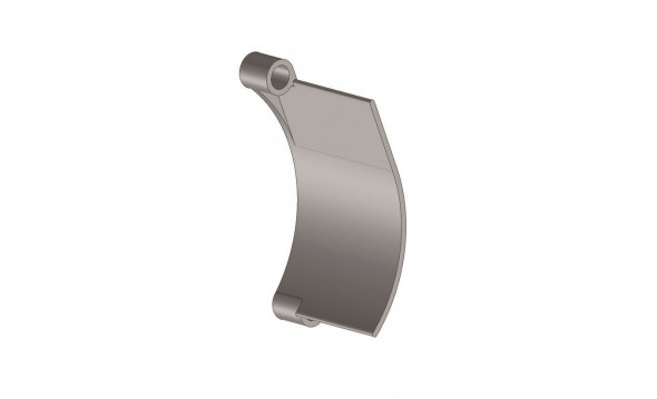 Pièce PVC Gauche pour C-105 RAL 9005 /100  - 2