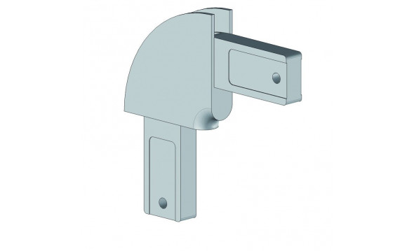 Papelera angular INYECTADO R60 RAL 7035 - 1