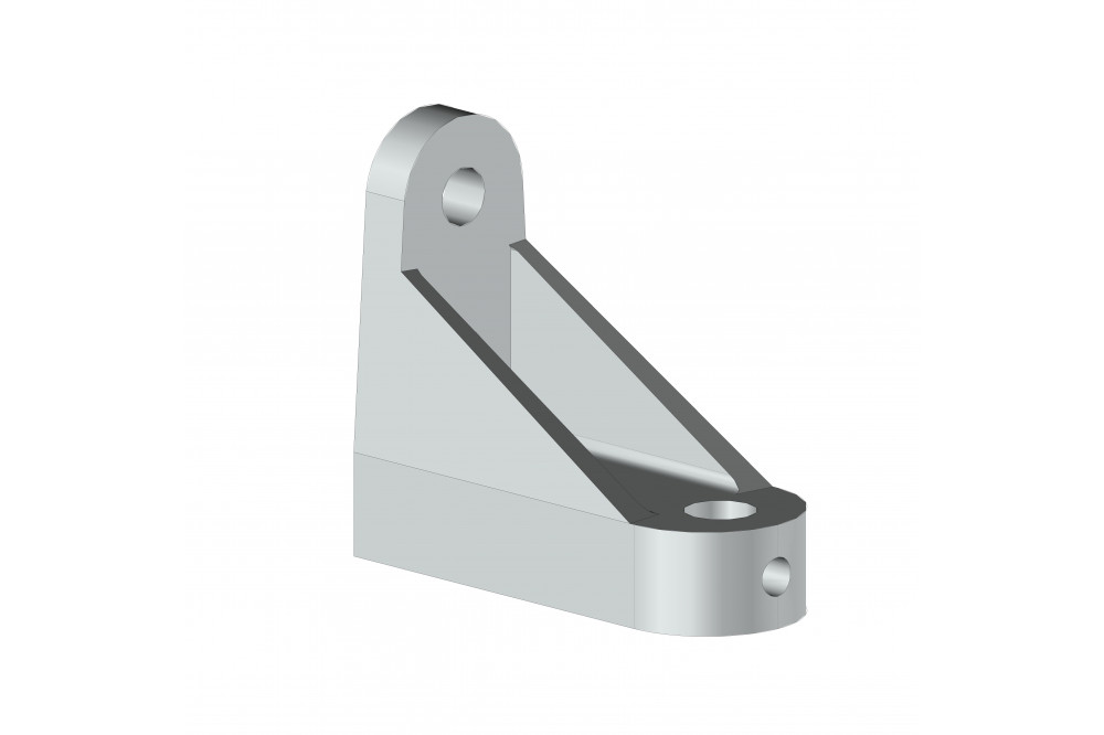 Pieza central para barra de carga para persiana enrollable doble con guía - 1