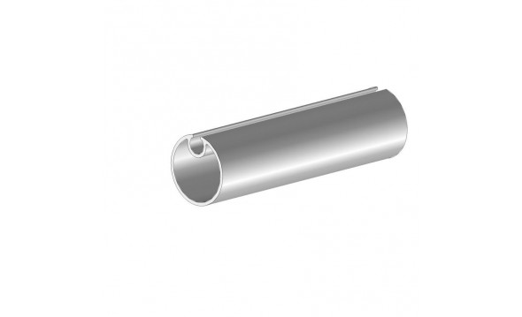 Tube Rond D28 Alu 5M88 Laqué Blanc / 35 - 2