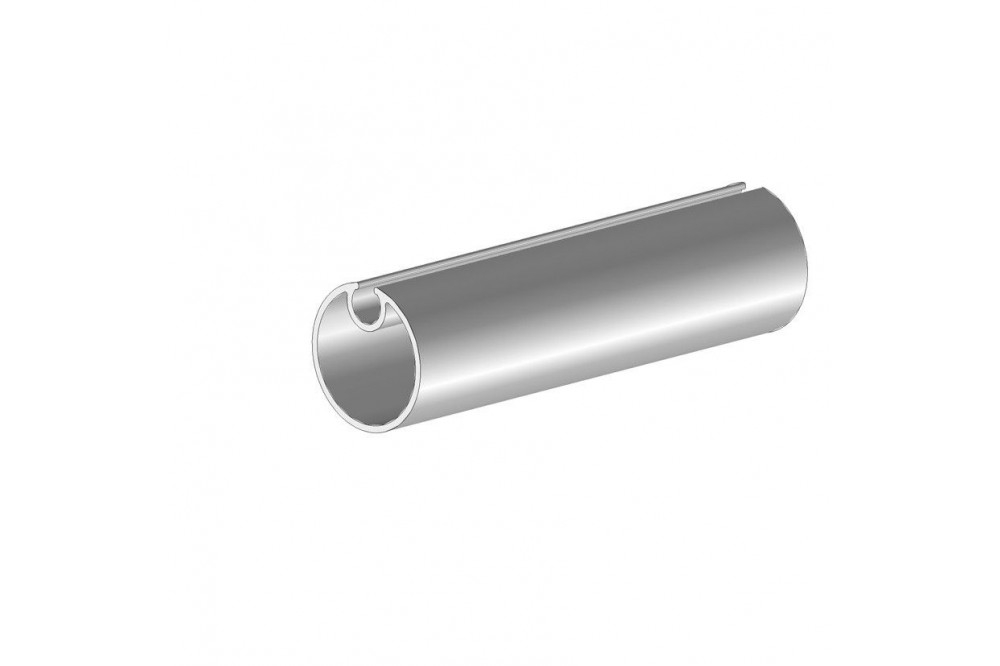 Tube Rond D28 Alu 5M88 Laqué Blanc / 35 - 2