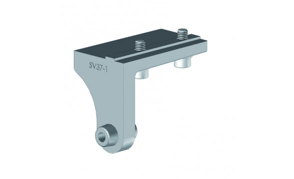 Soporte ciego VERANDA Izquierda RAL 9010 / 25 - 2