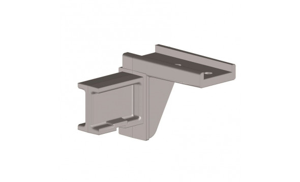 Soporte ciego VERANDA Izquierda RAL 9010 /25 - 2