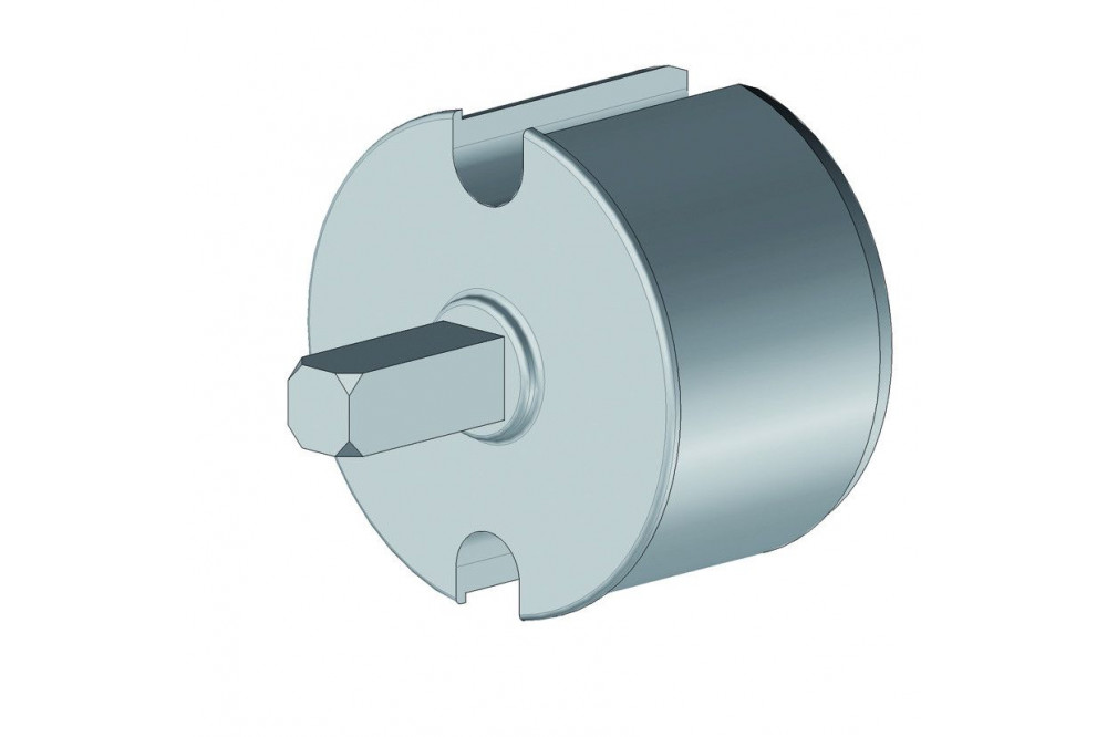 Tourillon ogive aluminium carré 13  - 1