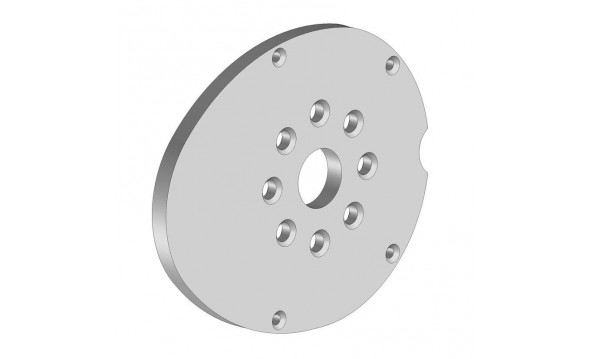 Soporte de cabrestante C-110 DR RAL 9010/420 - 1