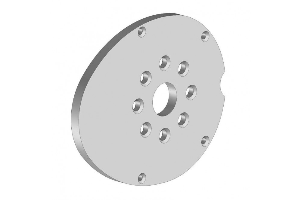 Soporte de cabrestante C-110 DR RAL 9010/420 - 1