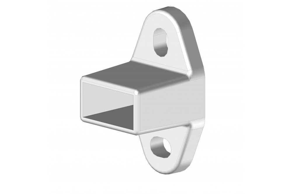 Soporte de pared para perfil 38X19 - 1