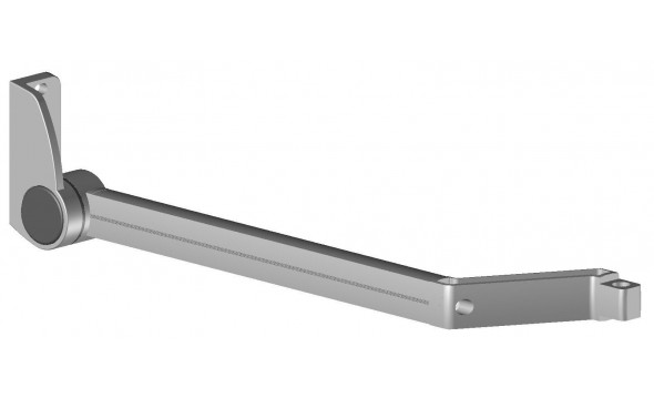 Brazo simp curvo 1M50 GA 9010 - 2