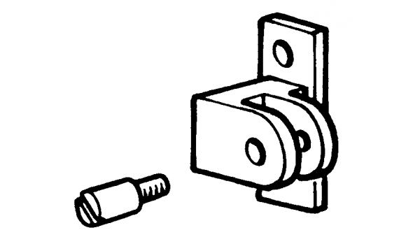 Soporte de pared para brazo de ventana - 1
