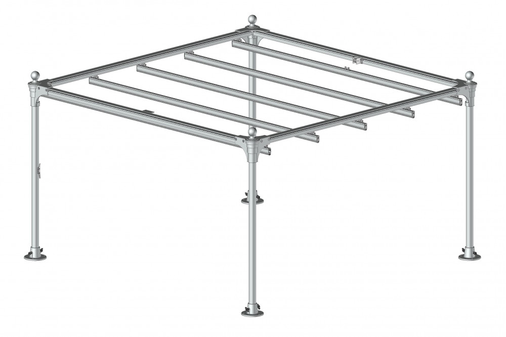 Kit de piezas para una pérgola de 3x3m - 1