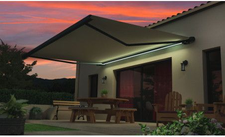 Toldo artesonado 261 - 4x3,5m Secours LED Motorizado Mando a distancia - 3