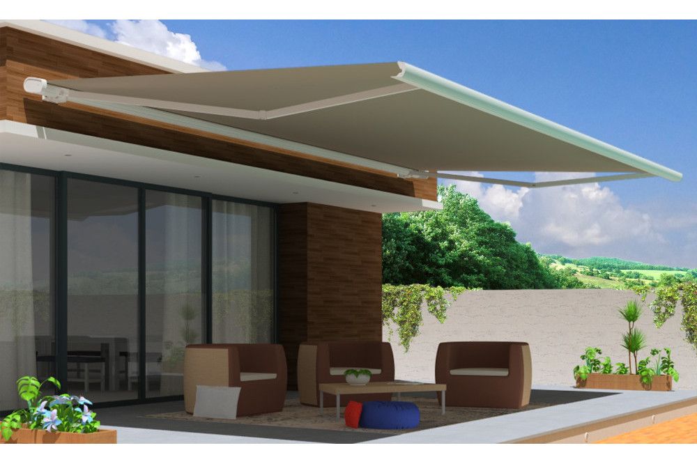 Toldo artesonado 261 - 4x3,5m Mando a distancia Secours LED motorizado - 1