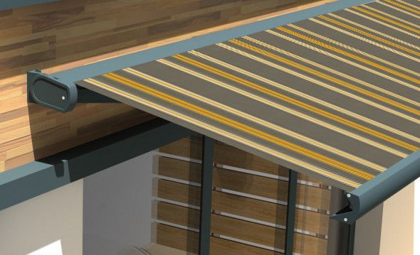Toldo artesonado 97 - 3x2m Mando a distancia motorizado - 1