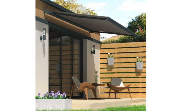 Store banne Coffre 97 - 3x2m Motorisé Télécommande  - 1