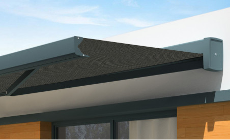 Store banne Coffre 247 - 4x3.5m Motorisé Sécours Télécommande LED  - 1